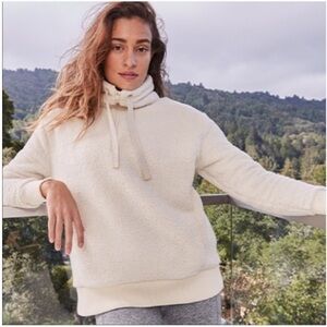 Athleta Talus Sherpa Half Zip Swearshirt